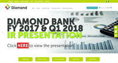 Desktop Screenshot of diamondbank.com